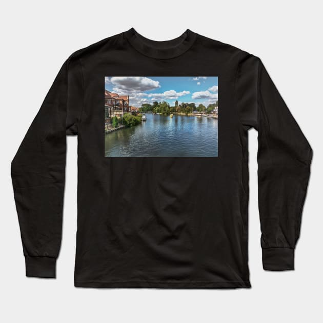 From Windsor Town Bridge Long Sleeve T-Shirt by IanWL